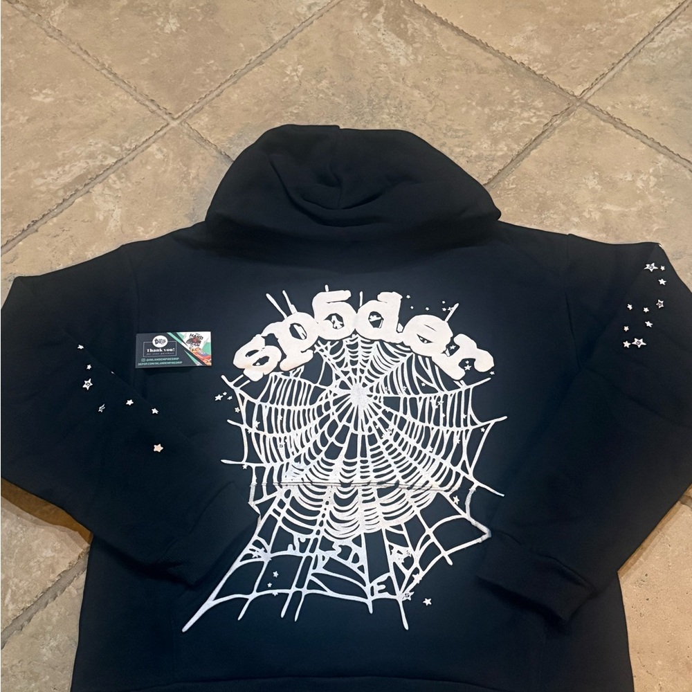 Black Og Web Spider Worldwide Hoodie